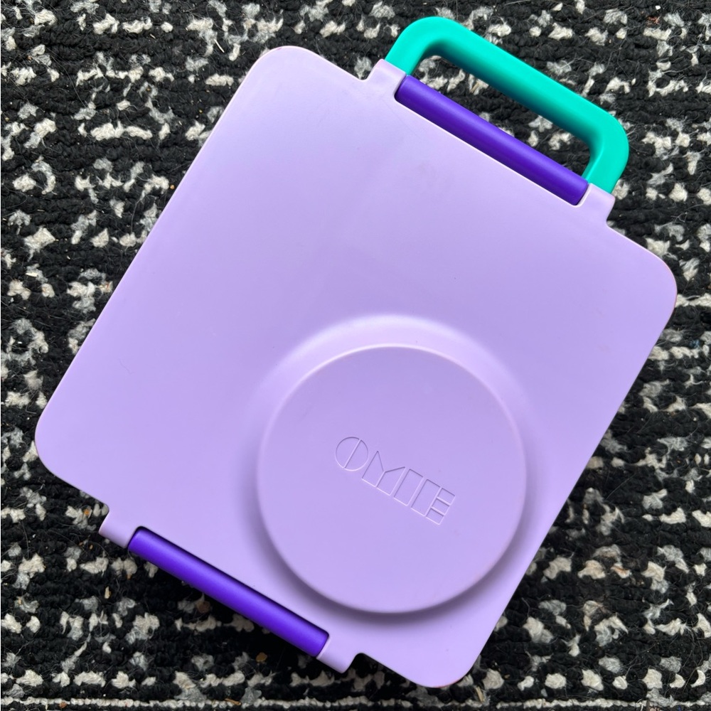 Omie Lunch Box, Bento Box, Kids Lunchbox, Purple Lunchbox